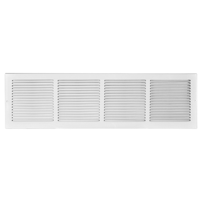 Grille murale 24 x 8 blanc - Les Matériaux RE-SIC